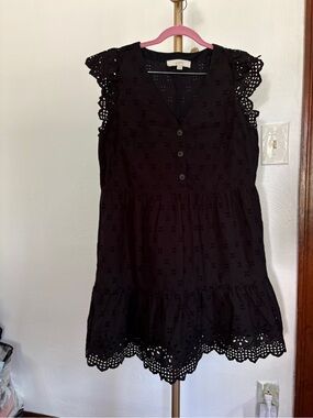 LOFT Eyelet Dress Size 4
